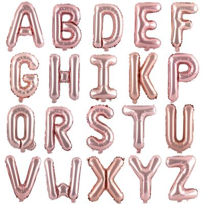 China Cheap Toy Advertising Toy Alphabet Letter Foil Balloon Made By BSCI Factory for sale