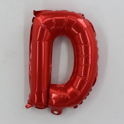 China Multiple Color 16inch Balloon Custom Decoration Letters Foil Mylar Balloons Party Decoration for sale