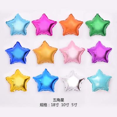 China Party Decoration Aluminum Foil Decorative Star Shaped Balloon Flying Helium for sale