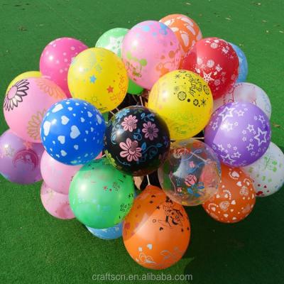 China Gift Toy Cheap Decoration Advertising Balloon Custom Printed Latex Balloon 12 Inch With EN71 for sale