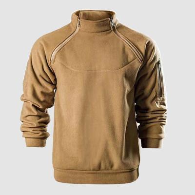 China Breathable Tops Mens Outdoor Jackets Shear Warm Hunting Clothes With Zippers Sweater Winter And Autumn Windproof Thermal Coats For Men for sale