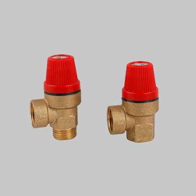 China Kitchen DN15 Pressure Rating Home Air Pressure Safety Brass Valve 8 Bar For Solar Water Heater System for sale