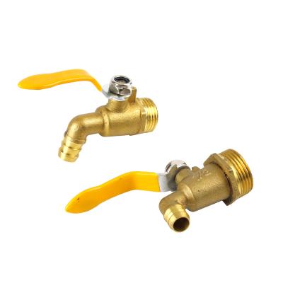 China Home Kitchen Manufacturer Wholesale Brass Bib Chinese Tap Faucet Valve for sale