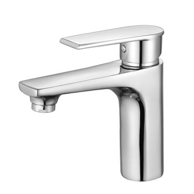 China Modern Bathroom Single Faucet Faucets Product Manufacturers Metered Hole Platform Mounted Basin Faucets Single Lever Mixer Bathroom Wash Brass Faucet for sale