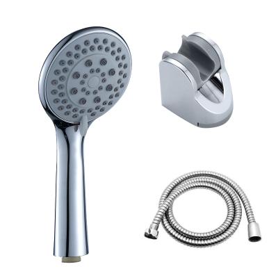 China Without Switch Hot Seller ABS Plastic Wall Mounted Chromed Plated Hand Shower Head For Bathroom for sale