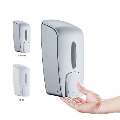 China Eco-friendly Plastic Touch Dispenser Hand Mount Wall Foam Soap Dispenser ABS 600ML Liquid Soap For Bathroom for sale