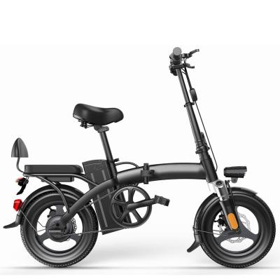 China Standard 14 Inch 48v 350w 6ah 10ah 15ah 20ah 25ah 35ah Folding Electric Bicycle for sale