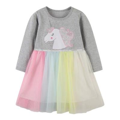 China 2021 New Summer Anti-static Spring Girl Long Sleeve Dress for sale