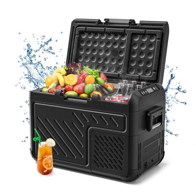 China WOLFBOX Outdoor 25 L Portable Car Cooler Cooler Zone Refrigerator Double Car Refrigerators for sale