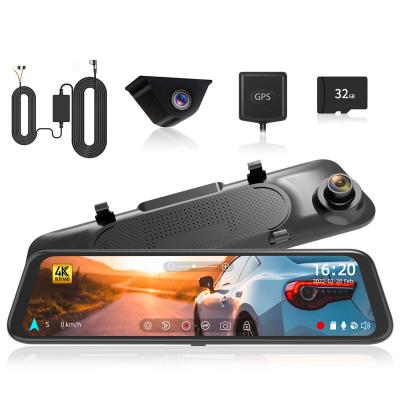 China WOLFBOX G850 Waterproof Dash Cam Mirror Reversing Car Dash Cam 12