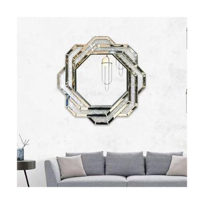 China Creative Decorative Vanity Mirrors (Size) Living Room Light Adjustable Wall Mounted Luxury Mirror for Home for sale