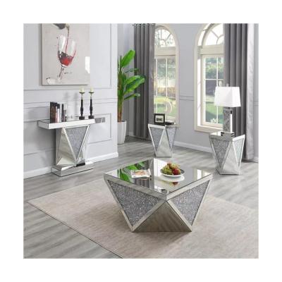 China Luxury glass coffee table set (height) of modern design adjustable multifunctional coffee table for sale