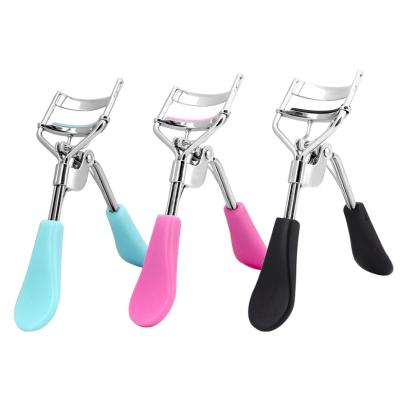 China Fashional Eyelash Curler 2021 Heat Lash Curler Classic Black White Eyelash Curler Clip Eyelash Curler Matte Black Color for sale