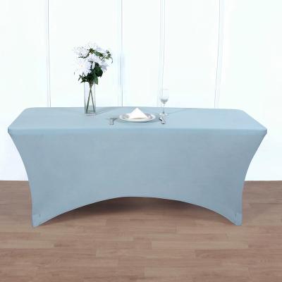 China Modern Spandex Table Cover Universal Fitted Stretch Table Cloth For Party, Banquet, Wedding And Events for sale