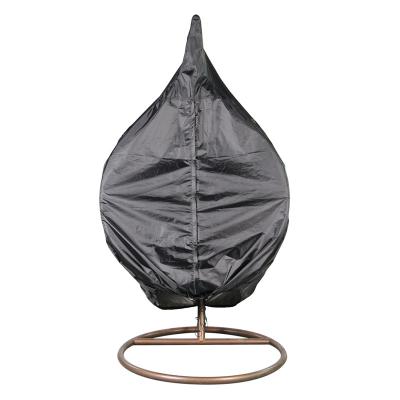 China Single Patio Rattan Swing Chair Cover Outdoor Cheap Swing Egg Chair Cover Hanging Chair Cover for sale