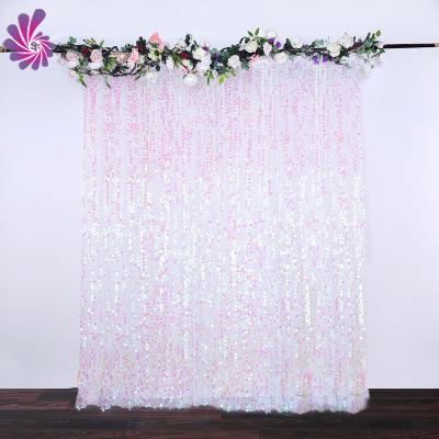 China Sequin Fabric Sequin Backdrop Curtains Large Panels Wedding Bridal Photo Backdrop Glitter Birthday Party Curtains Shimmer Background Drapes for sale