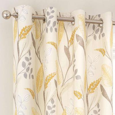 China Blackout Hot Sale Carnation Flower Printed Window Curtain For Christmas for sale