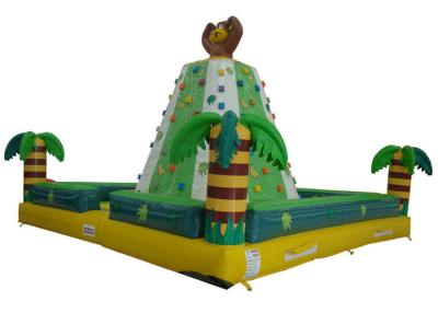 China Funny Monkey Inflatable Rock Climbing Wall Challenging For Outdoor Activities for sale