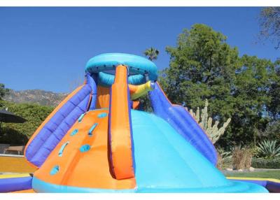 China Home Outdoor Small Inflatable Water Slide Equipment Battle Ridge For Kids for sale