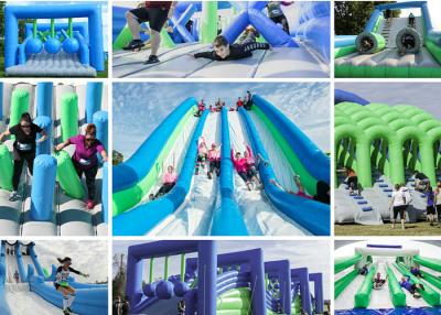 China 3.1 Miles Inflatable Obstacle Course / Insane Inflatable 5k Water-Proof for sale