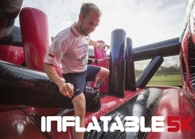 China 3.1 Miles Inflatable 5k Obstacle Course Run Insane Three Years Warranty for sale