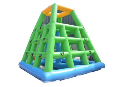 China Exciting Inflatable Water Park Climbing Action Tower For Adults Sport Games for sale