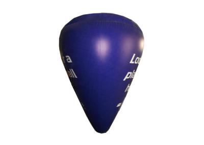 China Dark Blue Inflatable Advertising Conical Balloon / Outdoor Hanging Balls for sale