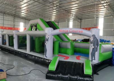 China Commericial Tarpaulin Inflatable Obstacle Course Challenge 3 Years Warranty for sale