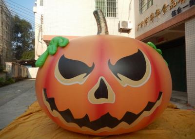 China Customized Halloween Inflatable Advertising Signs / Blow Up Pumpkin Decorations for sale