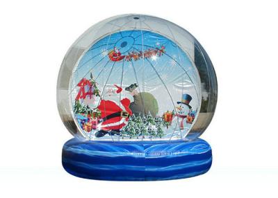 China 0.55mm PVC Inflatable Advertising Signs For Yard / Blow Up Snow Globe for sale