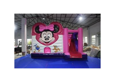 China Minnie Inflatable Bouncer Combo With Digital Printing / Kids Jump Bounce House for sale