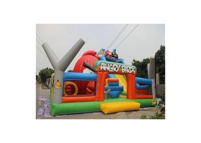 China Custom Inflatable Bouncer Combo With Slide / Outdoor Bounce House for sale