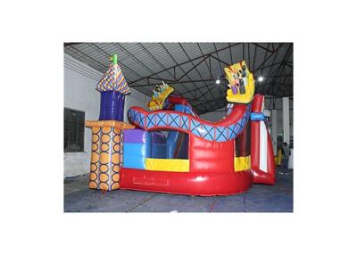 China Outdoor Entertainment Inflatable Fun City For Kids Silk Printing for sale