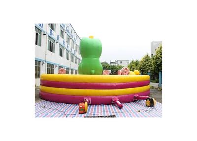 China Attractive Frog Inflatable Jumping Bouncy With Blower Commercial Grade for sale