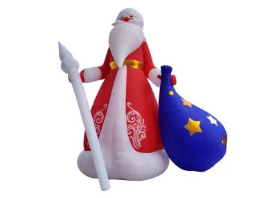 중국 Oxford cloth balloons Chrismats giant inflatable advertising Santa Claus with gift bag 판매용