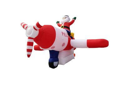 中国 Inflatable Christmas Santa Claus Air Blown/Flying Airplane  Inflatable advertising signs 販売のため