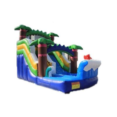 China 2020 new design cheap used inflatable colorful water slide for sale kids and adults zu verkaufen