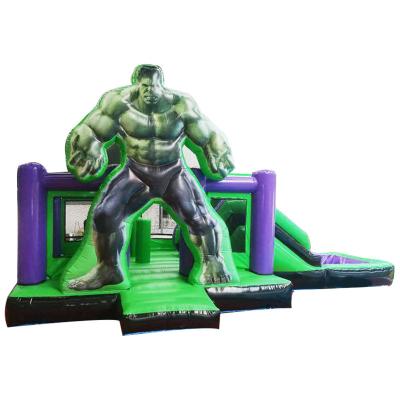 Chine Popular commercial outdoor jumping castle kids inflatable baby bouncer combo air blower à vendre