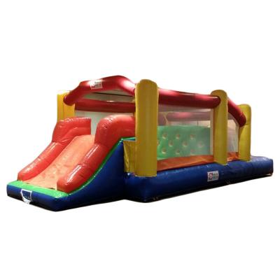 China Inflatable Bouncer Obstacle Trampoline Kids Party Rental Inflatable Jumping House for sale