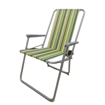 China Modern portable folding chair camping beach chair with armrest foldable chair for sale