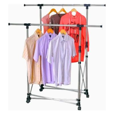 China Home Furniture Factory Wholesale Outdoor Furniture 2 Tier Adjustable Garment Racks for sale