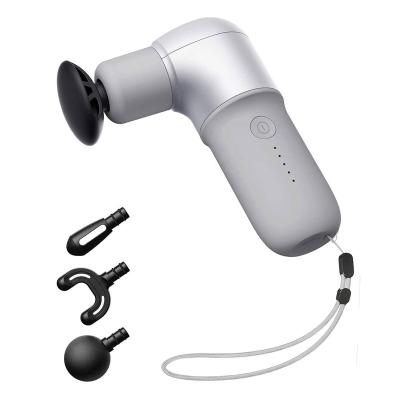 China Ergonomic Vibration Percussion Handle Mini Massage Gun Handheld Massager for sale