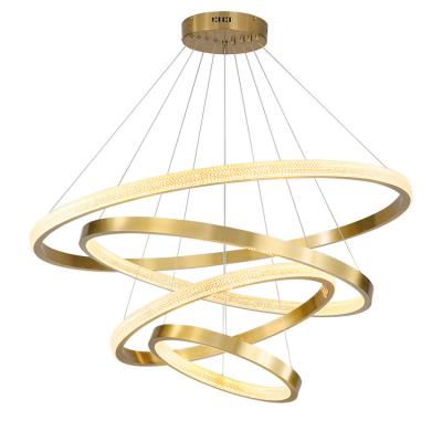 China Home Lighting Modern Chandelier Gold Pendant Lamps For Hotel Room Lighting Bedroom for sale