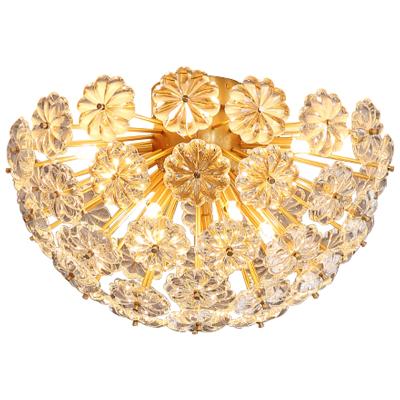 China New Design Modern Metal Glass Crystal Chandelier Ceiling Pendant Lamp For Indoor Decor for sale