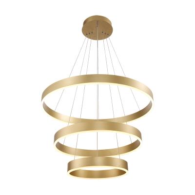 China 2021 Modern Contemporary Large Ceiling Luxury Antique Gold 3 Tier Chandeliers And LED Lamps for sale