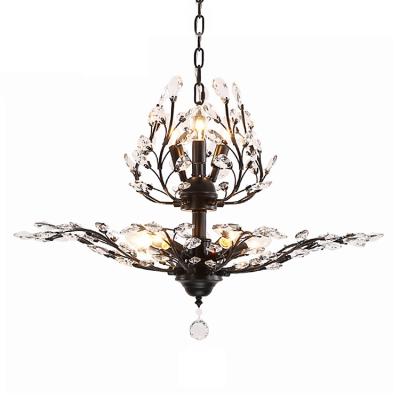 China Mid Century High Grade Crystal Christmas Tree Chandelier for sale