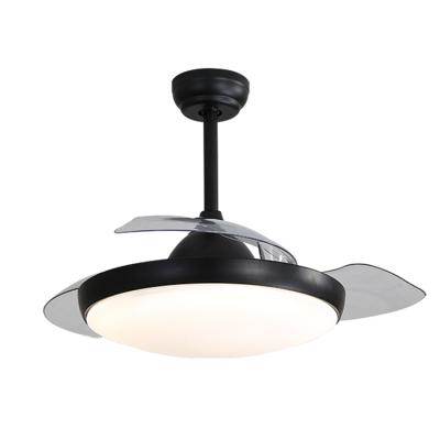 China Best Convenient 42 Inch Blabe High Quality Invisible Ceiling Fans With Brand Light And Remote LED Ceiling Fan With Light for sale