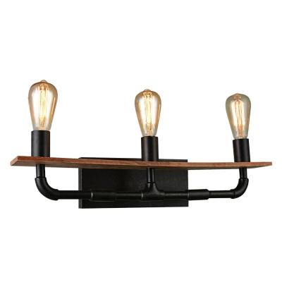 China Retro Style Kitchen Island Vintage Wall Sconce Old World Wrought Iron Industrial Wall Light for sale