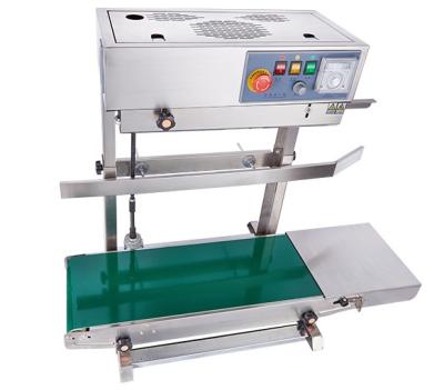 China Automatic continuous food paper bag heat pouch sealing machine price for sale for sale