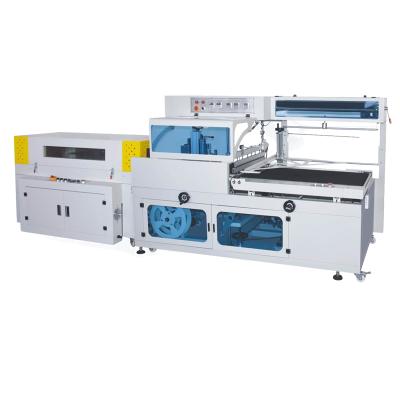 China Automatic Food Edge Sealing Machine Hot Air Circulation Heat Shrink Wrapping Machine for sale